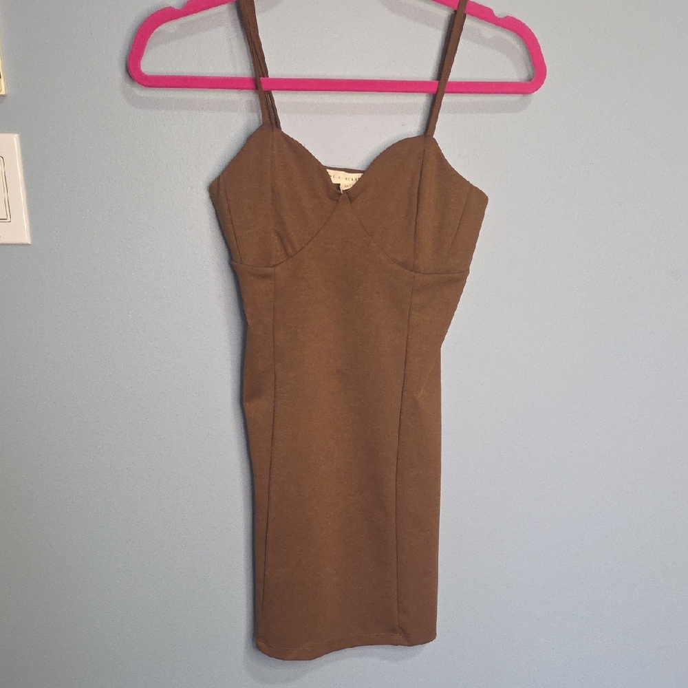 Dark Brown Mini Dress EX Small